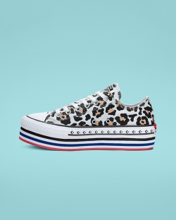 Converse Logo Play Chuck Taylor All Star Női Platform Fekete/Fehér | SGURPTK-HU